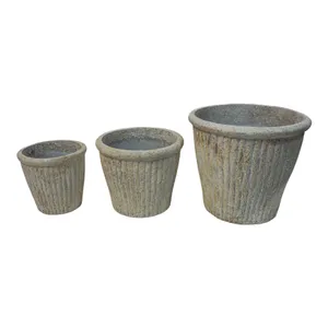 DREW SET OF 3 TAN PLANTER 13 (IN) 1