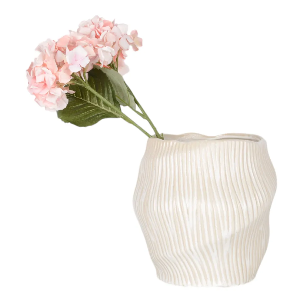 DORSEYSTONE CREAM VASE 11 (IN)