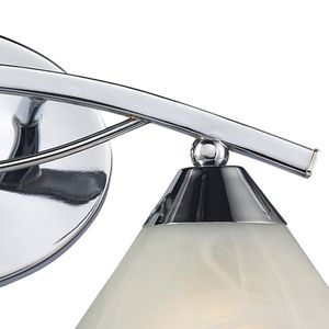 Elysburg 18'' Wide 2-Light Vanity Light - Polished Chrome 4