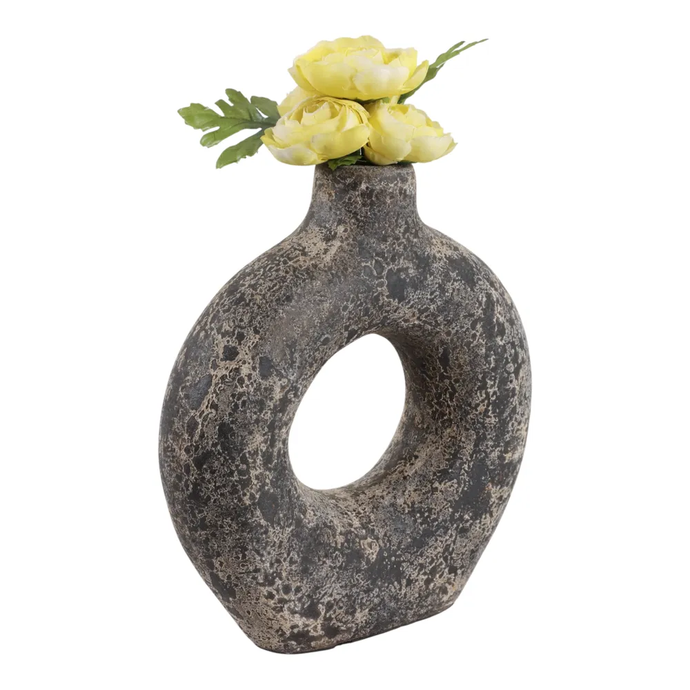 COVEDALE BLACK VASE 11 (IN)