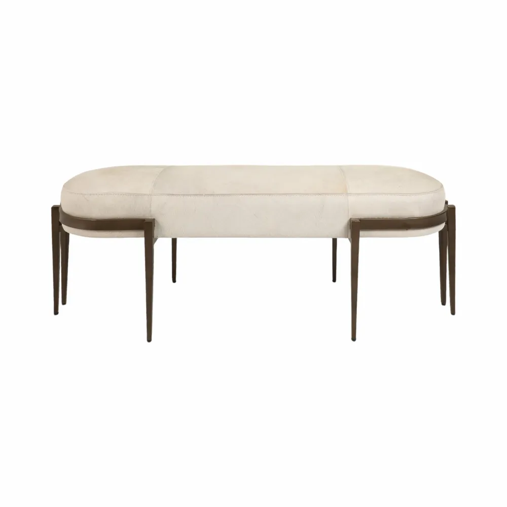CROSBYFORD WHITE BENCH 19 (IN)