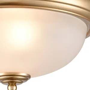 Helena 13'' Wide 2-Light Flush Mount - Satin Gold 4