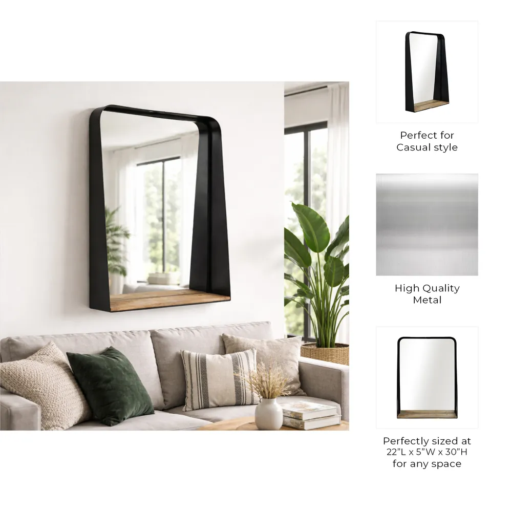 COLEDALE BLACK MIRROR 30 (IN)