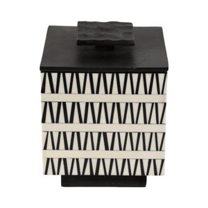 TANNERWIND SET OF 2 BLACK BOXES 9 (IN) 4