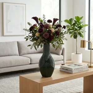ROBINFIELD GREEN VASE 16 (IN) 2