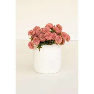 Bundle of 7 Artificial Blush Ball Dahlias 1