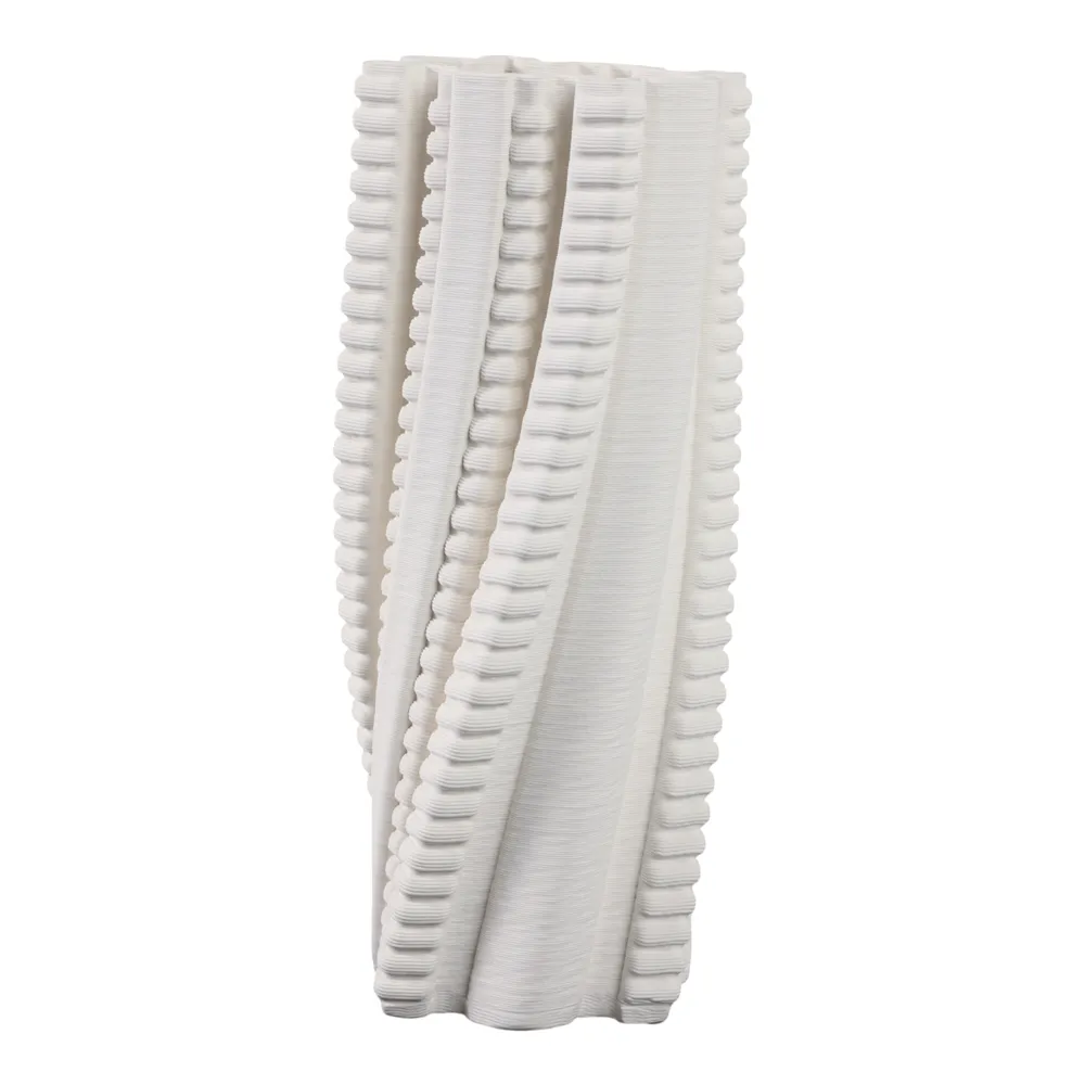 CALDERFIELD IVORY VASE 13 (IN)