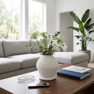 ROWANWORTH WHITE VASE 11 (IN) 11