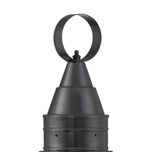Classic Onion 17.5'' High 1-Light Outdoor Post Light - Gun Metal 3