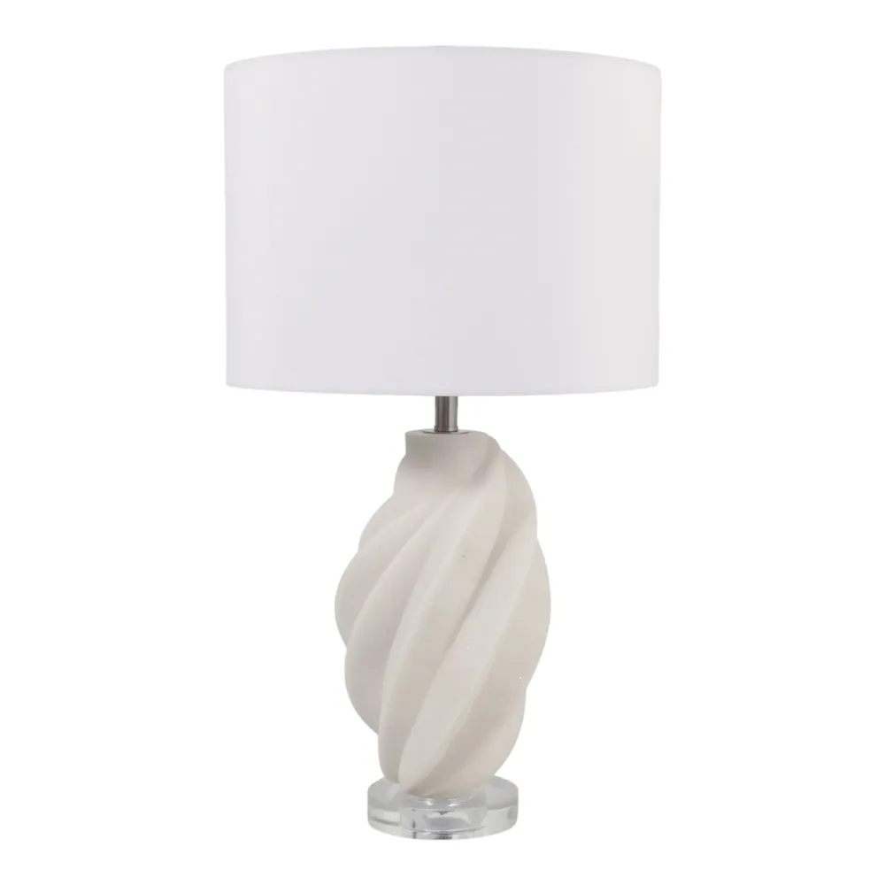 RAFECROSS IVORY LAMP 25 (IN)
