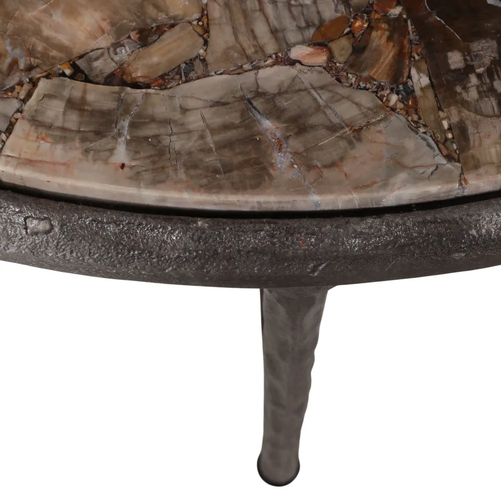 NORASTONE SILVER COFFEE TABLE 17 (IN)
