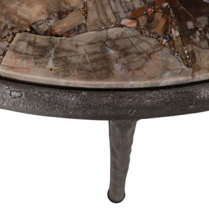 NORASTONE SILVER COFFEE TABLE 17 (IN) 8