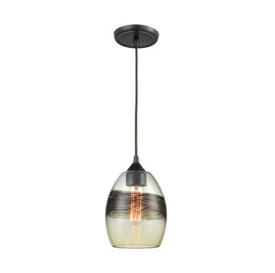 Whisp 6″ Wide 1-Light Mini Pendant - Oil Rubbed Bronze