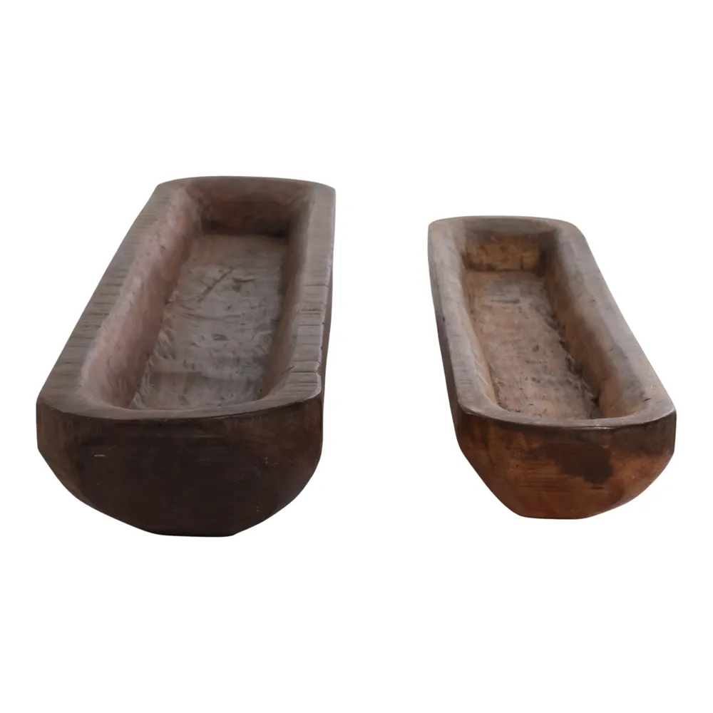 EMORYDALE SET OF 2 BROWN BOWLS 4 (IN)