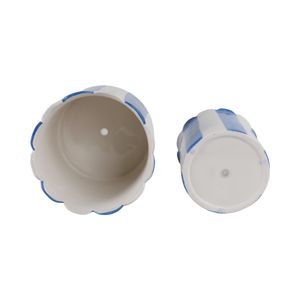 RAFESHAW SET OF 2 BLUE PLANTER 7 (IN) 8