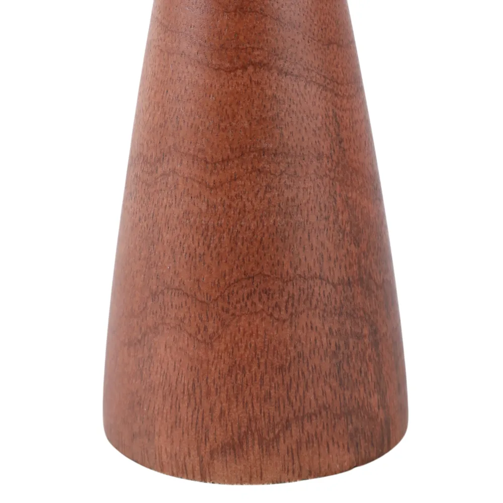 FARLEYSIDE BROWN CANDLE HOLDER 10 (IN)
