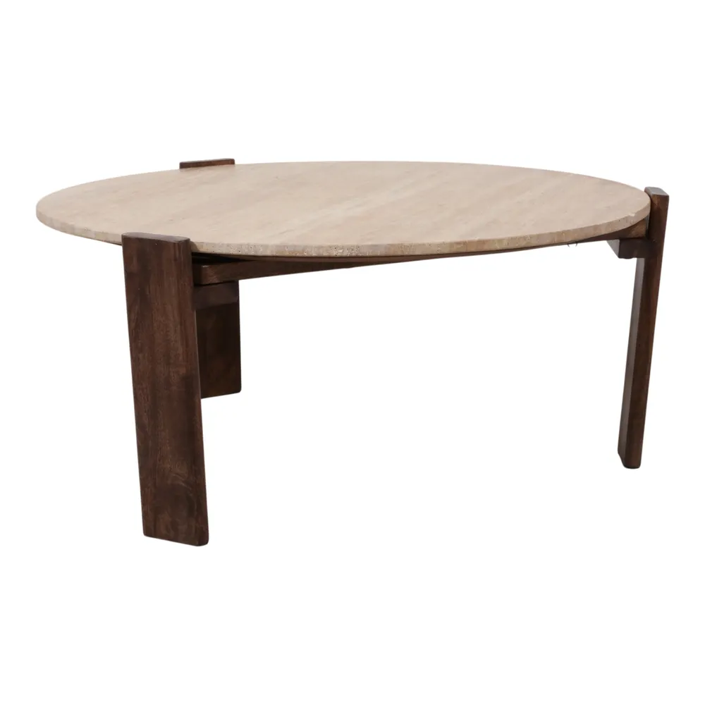 CLINTONOAK BROWN COFFEE TABLE 16 (IN)
