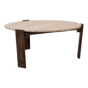 CLINTONOAK BROWN COFFEE TABLE 16 (IN) 3