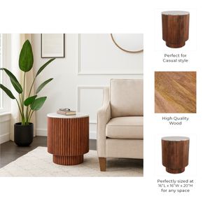 LEXRUN IVORY TABLE 20 (IN) 10