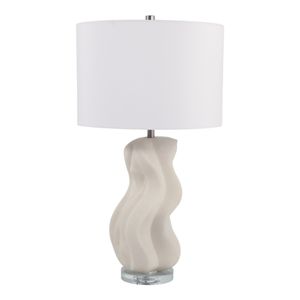 SLATECROSS WHITE LAMP 28 (IN) 4