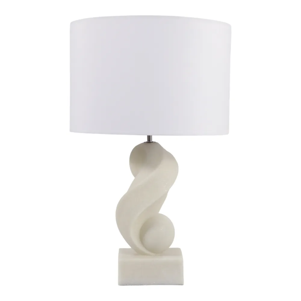 FLEMMINGMORE WHITE LAMP 26 (IN)