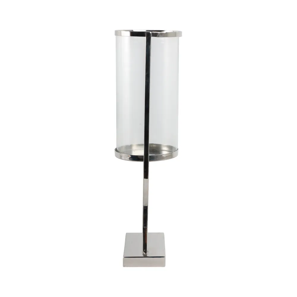 OLIVERHAVEN SILVER CANDLE HOLDER 23 (IN)