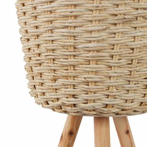 HALSEYBURN SET OF 2 WHITE PLANTER 23 (IN) 6