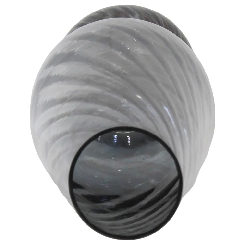 LINDENRUN GRAY GLASS VASE 25 (IN)