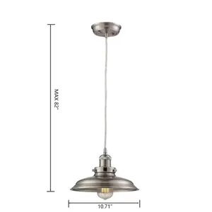 Biern 11'' Wide 1-Light Mini Pendant - Pewter 2