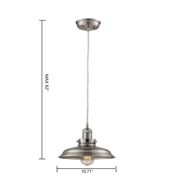 Biern 11'' Wide 1-Light Mini Pendant - Pewter