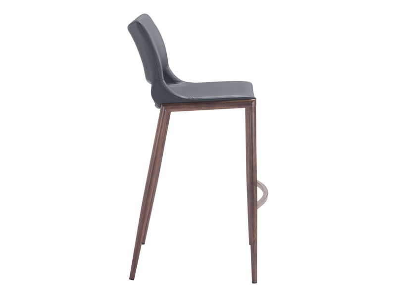 Ace Barstool Dark Gray & Walnut 3