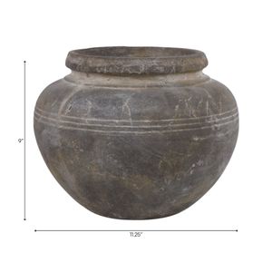 CLOVERHAM BROWN VASE 9 (IN) 10