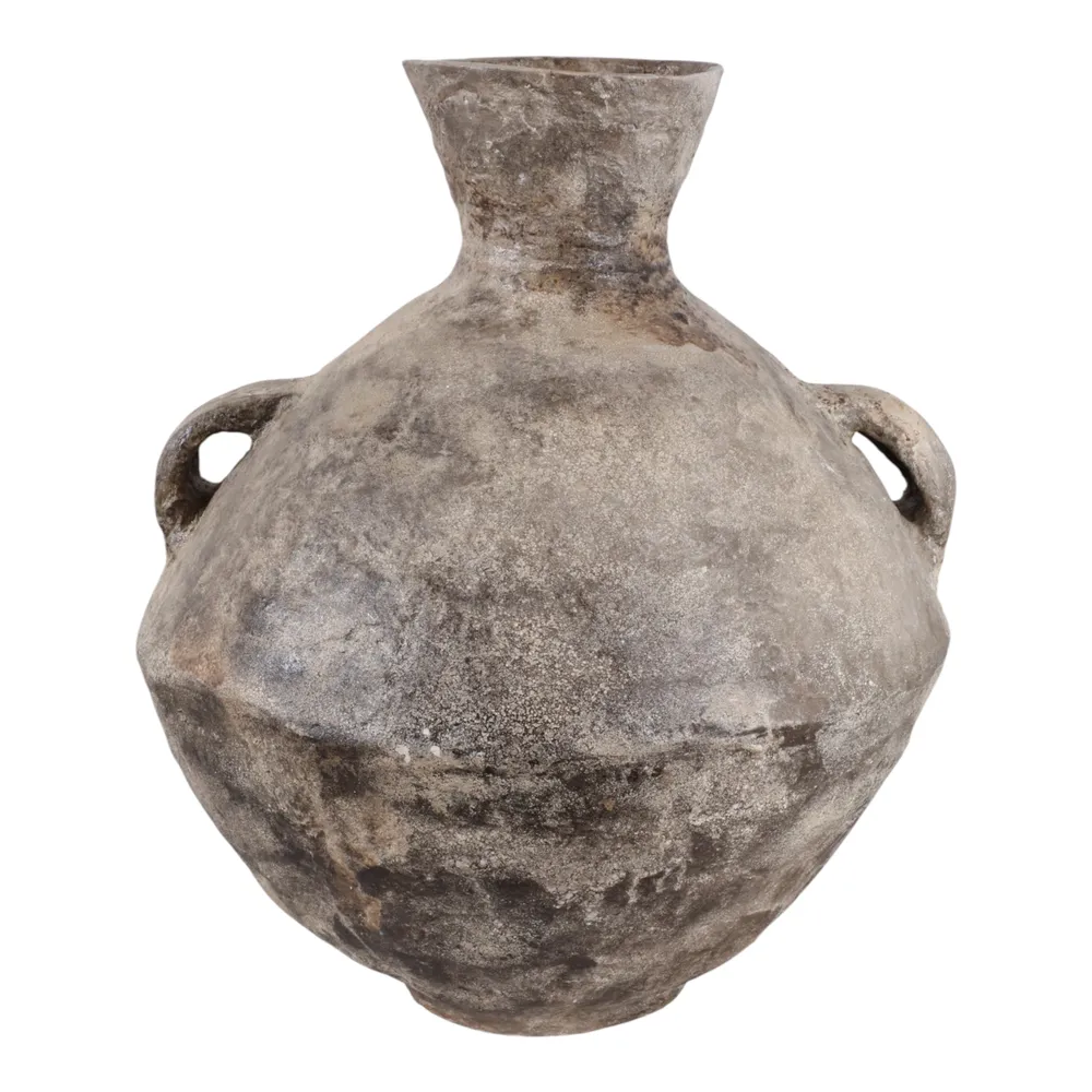 HANLEYLAKE BROWN VASE 33 (IN)