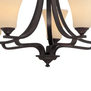Treme 25'' Wide 5-Light Chandelier - Espresso 3