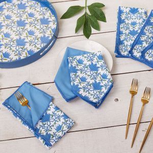 Tilly Blue Eco Dinner Napkins (Set of 6) 4