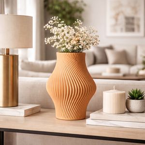 DILLONVALE BROWN VASE 11 (IN) 2
