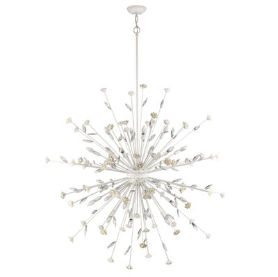 Adelaide 59.5″ Wide 20-Light Chandelier - Textured White