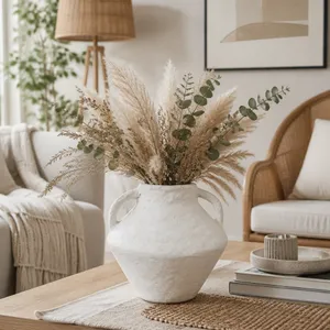 FERRIS WHITE VASE 9 (IN) 11