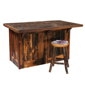 Barnwood 60" Kitchen Island - Artisan Top 3