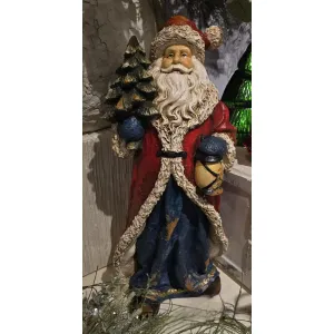 Whispering Pine Santa 8x6.7x18.1in 1