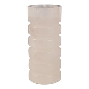FERRISSIDE WHITE CANDLE HOLDER 8 (IN) 4