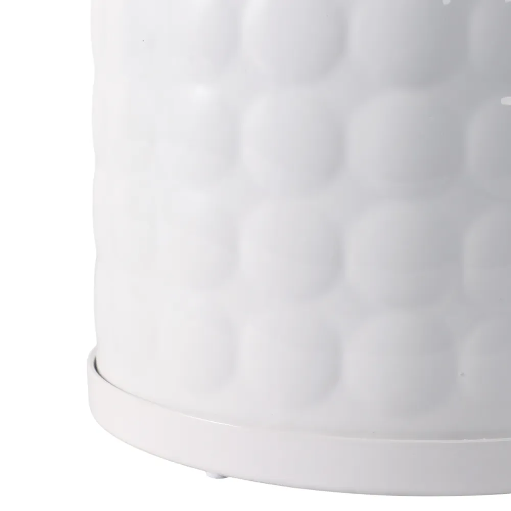 NICOLEMOOR SET OF 2 WHITE PLANTER 7 (IN)