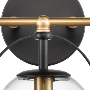 Langford 24'' Wide 3-Light Vanity Light - Satin Brass 3