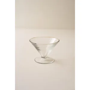 Hammered Glass Martini Glass 1