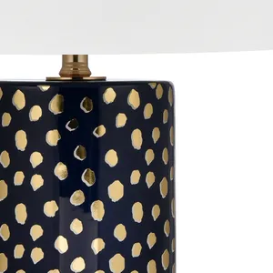 Signe 26″ High 1-Light Table Lamp - Navy Blue 4