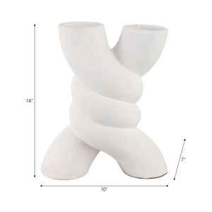 WINTONMILL WHITE VASE 14 (IN) 9