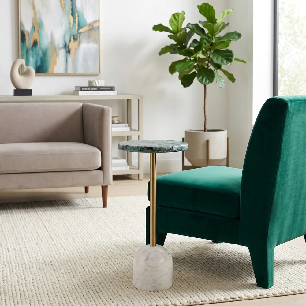 BLAIRMILL GREEN TABLE 21 (IN)