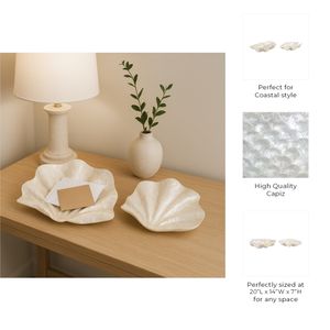 DALTONWELL SET OF 2 IVORY BOWLS 7 (IN) 10