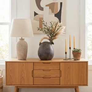 FINNCLIFF BLACK VASE 16 (IN) 10