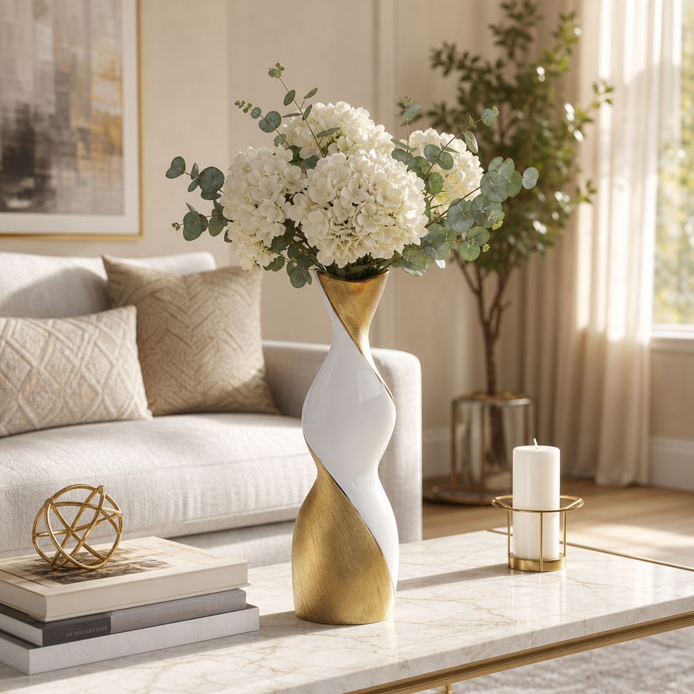 BRICESTONE GOLD VASE 20 (IN)